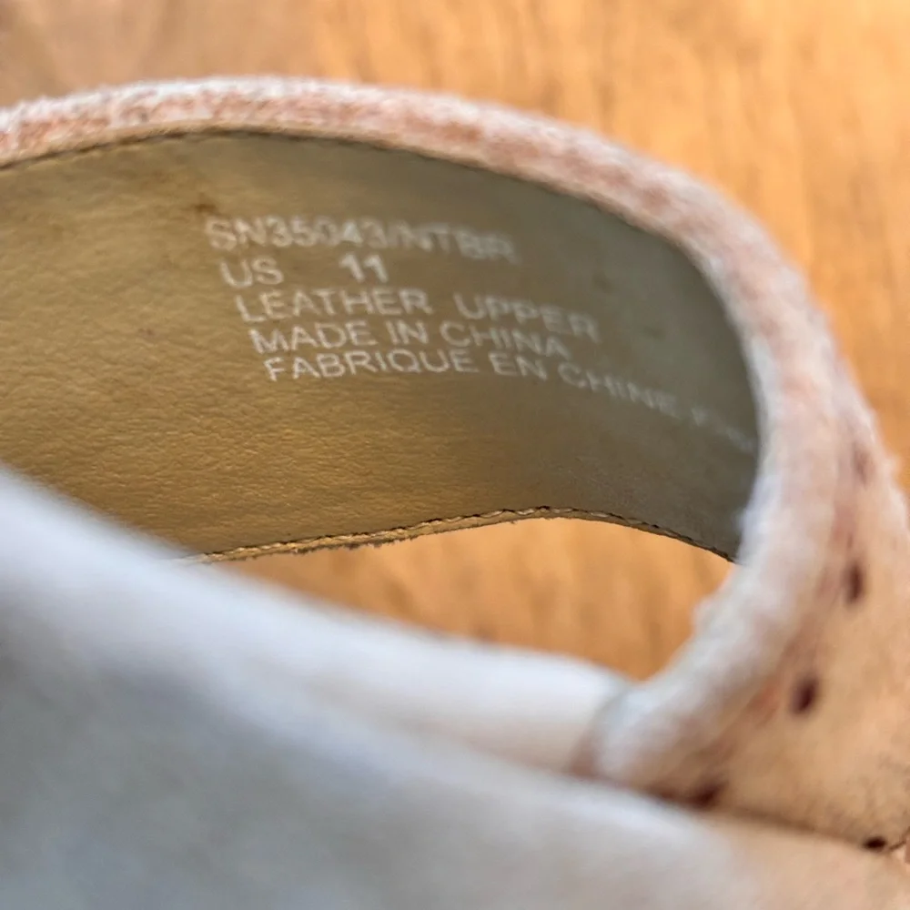 Vtg. Skechers Y2K “ Somethin Else” Suede Platform Heels Size 11 Tan - Picture 9 of 13